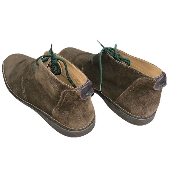 GEOX Men 12 Espresso Suede Chukka Desert Boots Italian Patent Rubber Outsole - Picture 6 of 8